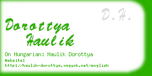 dorottya haulik business card